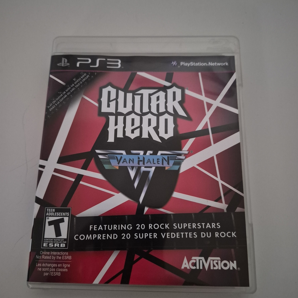 PS3 Guitar Hero Van Halen Video Game